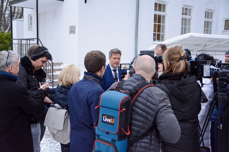 Robert Habeck während seines Besuchs in Oslo, Januar 2023