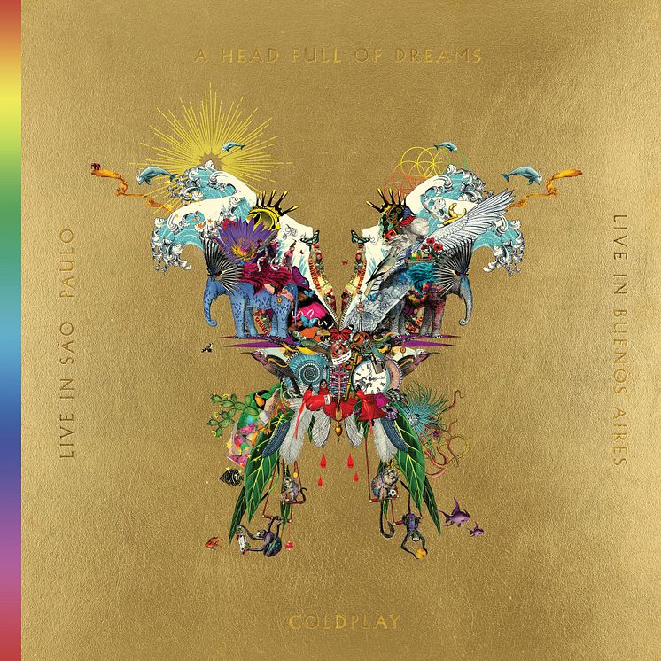 Coldplay - Live In Buenos Aires / Live In Sao Paulo / A Head Full Of Dreams artwork