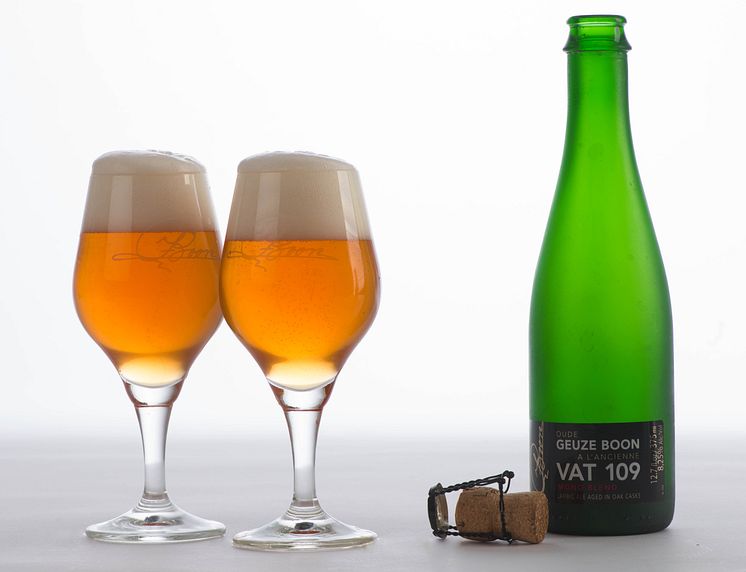 Geuze Boon VAT 109 Bottle&glass