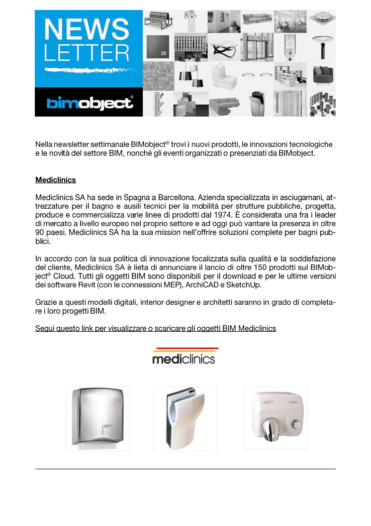Librerie ArchiCAD, Revit e SketchUp: nuovi serramenti, arredo e attrezzature per il bagno