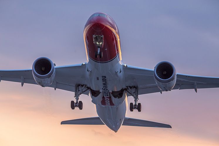 Norwegians 787 Dreamliner. Foto David Charles Peacock