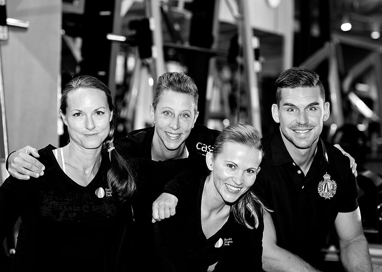 Gruppbild Personliga tränare på Sankt Jörgen Park Sport Club