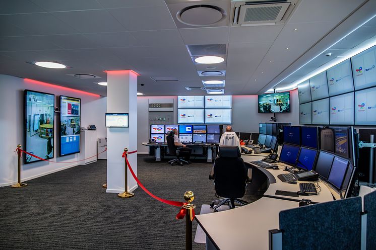 Tyra onshore control room