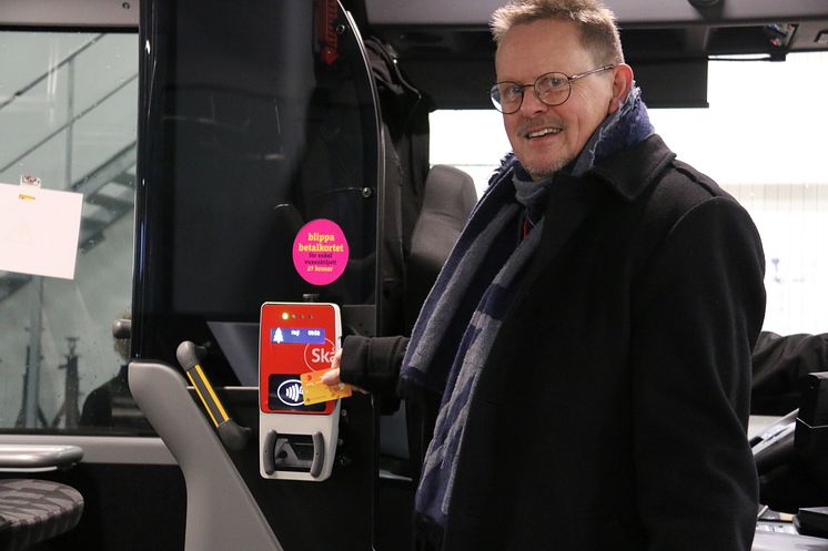Lars Hansson, vice ordförande i kollektivtrafiknämnden.