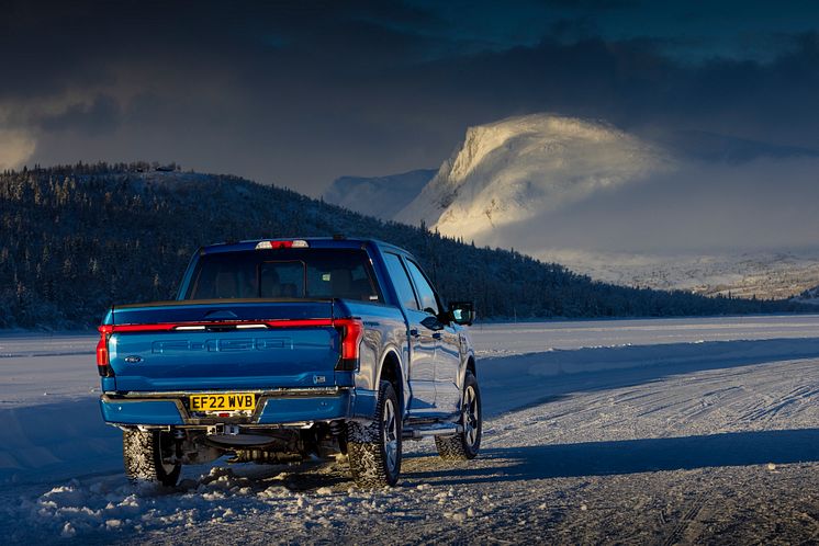 Ford F-150 Lightning Norge vinter 2023