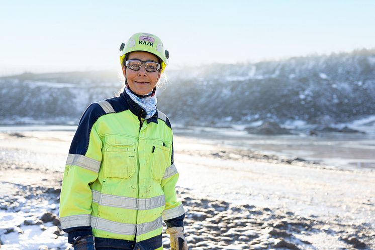 Marie Apelgren, arbetsledare Cementa i Skövde