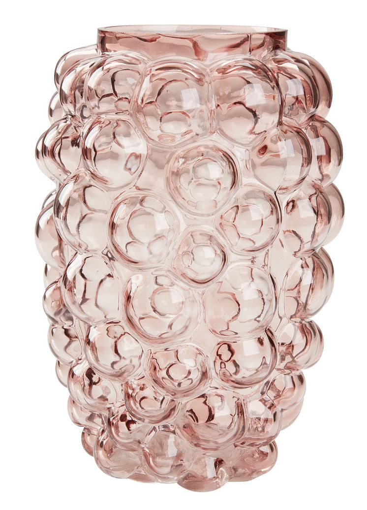Vase CASPER Ø17xH24cm pink (149,- DKK)