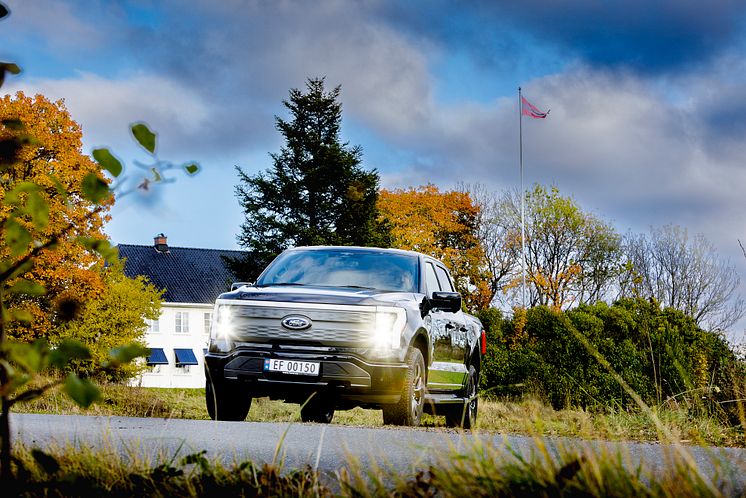 Ford F-150 Lightning høst 2023 Norge (22)