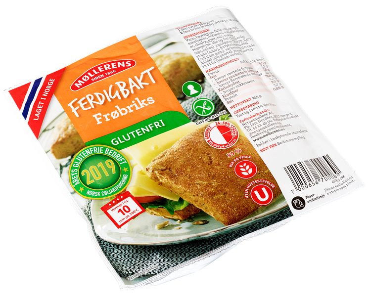 Ferdigbakte Frøbriks, glutenfri