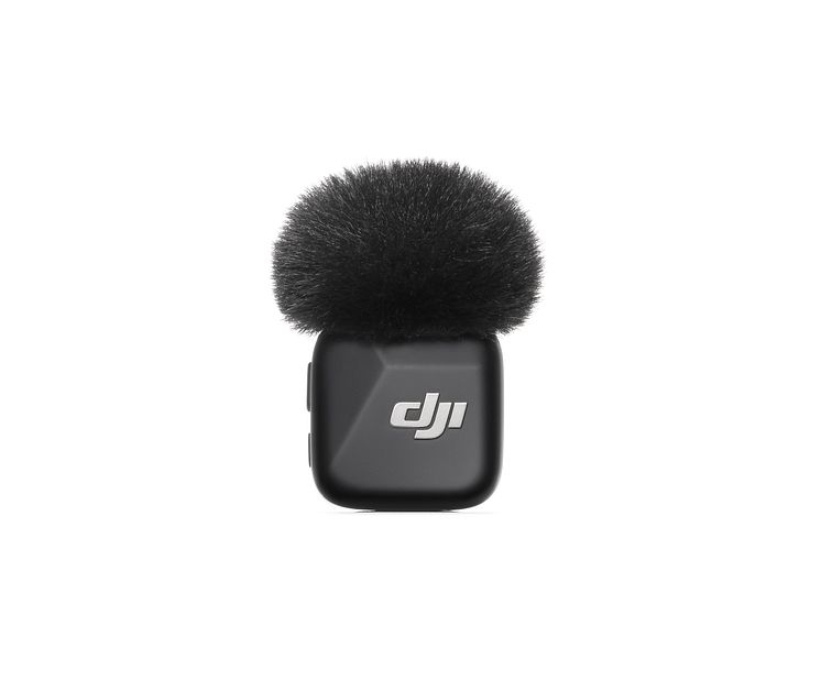 DJI Mic Mini Transmitter（Infinity Black）+Windscreen（Black）—Front View.jpg