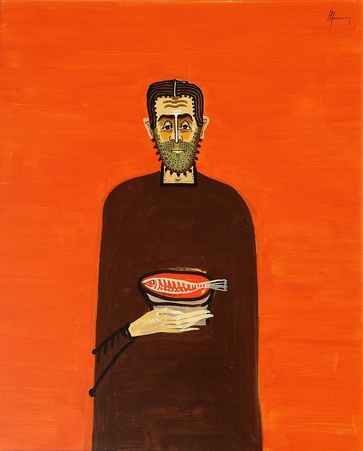 ILFOVEANU Sorin - Hierofant ht 100 x 85 cm