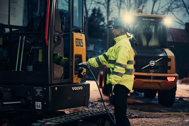 Volvo eldrivna kompaktmaskiner