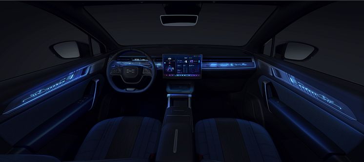 The interior of the Aiways U6 SUV-Coupé 