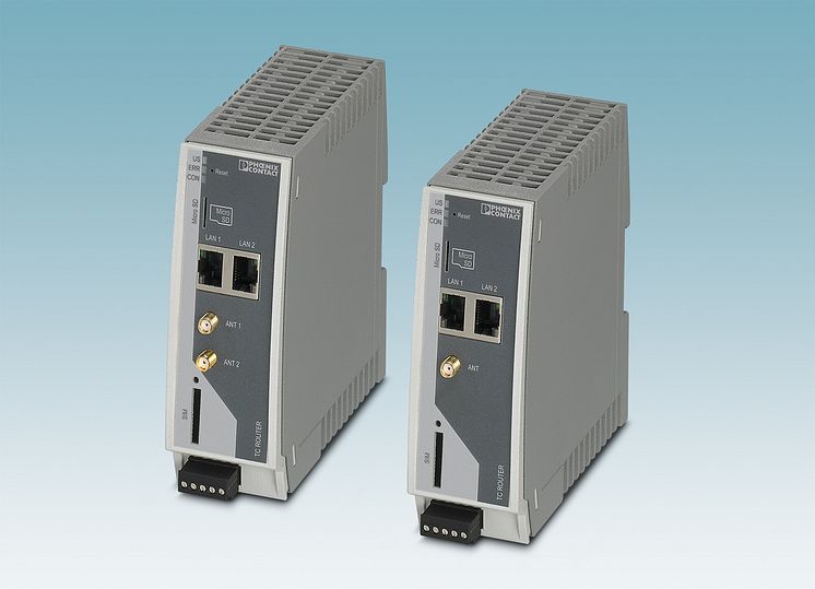 Industriellt 3G och 4G modem för fjärruppkoppling av maskiner från Phoenix Contact AB