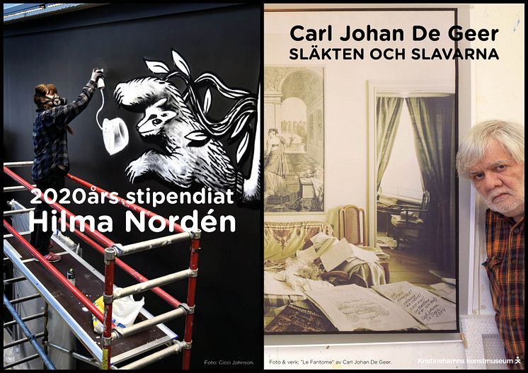 Hilma Nordén och Carl Johan De Geer
