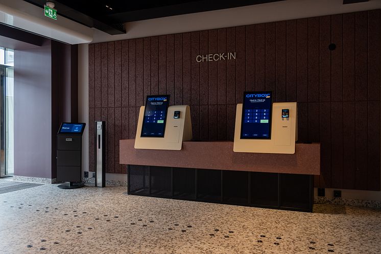 Citybox check-in terminals