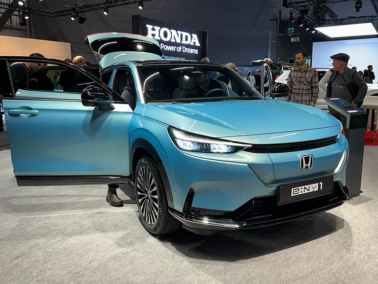 Honda e:Ny på eCarExpo i Göteborg