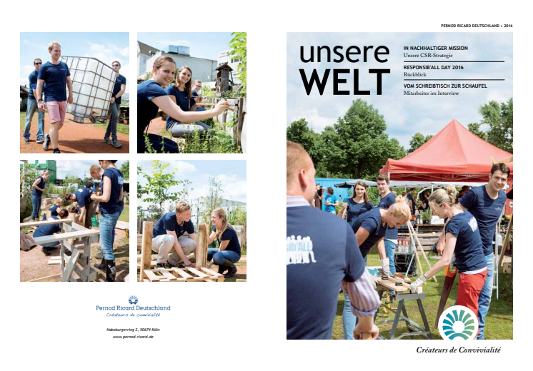 Nachhaltigkeitsmagazin "Unsere Welt" 2016