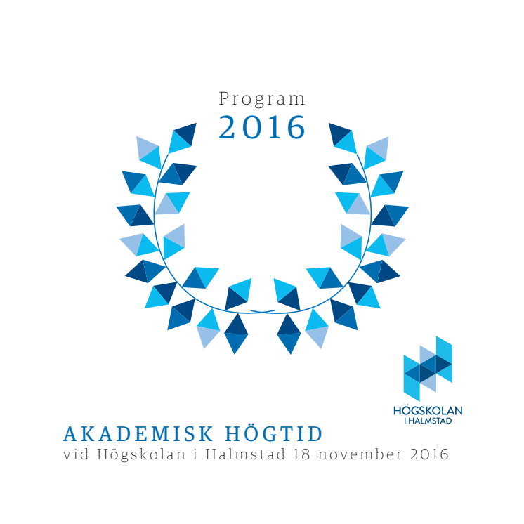 Program akademisk högtid 2016