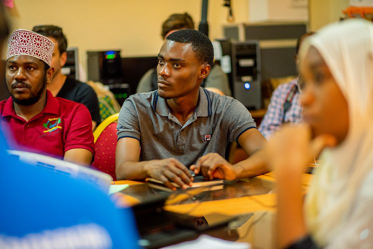 Flying Labs drone training at the University of Zanzibar