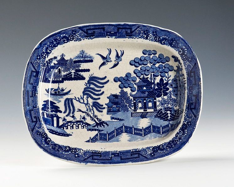 Dish, China. Egersund 1867-1876.