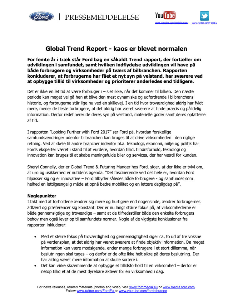 Global Trend Report - kaos er blevet normalen