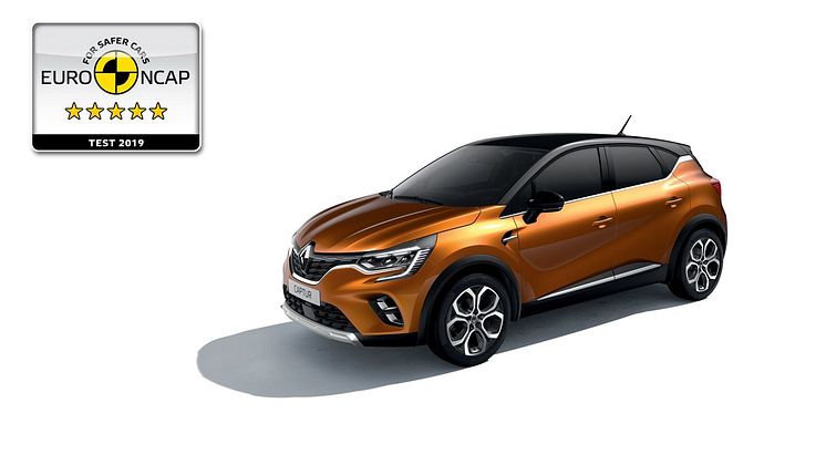 Nya Renault Captur - högsta säkerhetsbetyg EuroNCAP