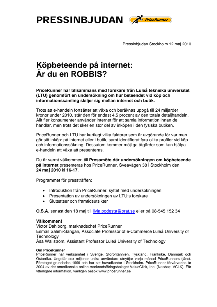 Köpbeteende på internet: Är du en ROBBIS?