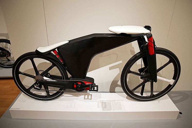 Der Prototyp des "Visionsbike" vom Mechatronikspezialist Brose Fahrzeugteile GmbH & Co. KG