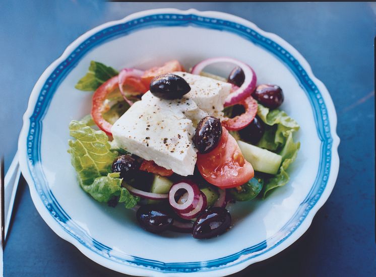 Grekisk sallad med kalamataoliver