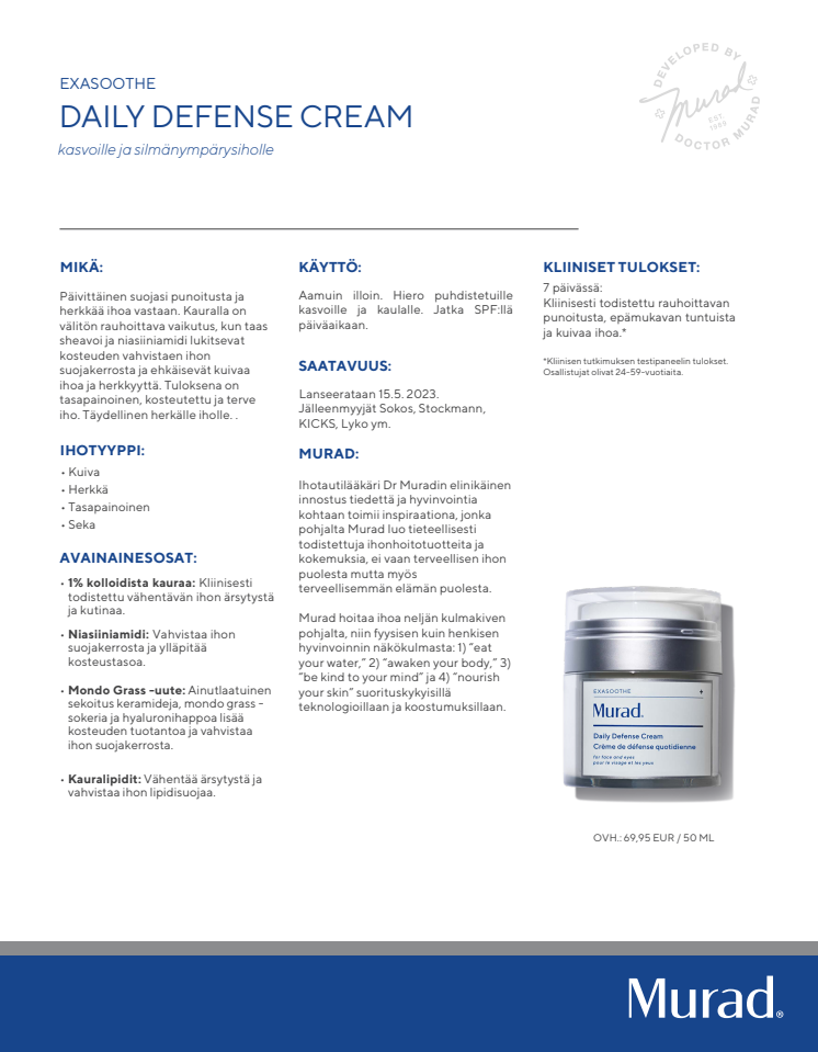 Exasoothe Daily Defense Cream press release FI.pdf