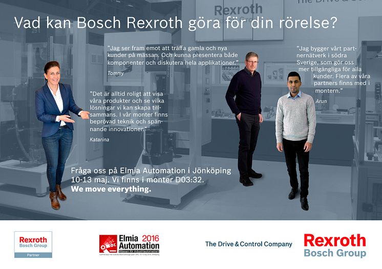 Bosch Rexroth på Elmia Automation 