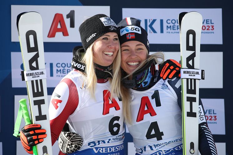 FIS Ski WC Courchevel Meribel_Huetter_Vickhoff_Lie_Super G