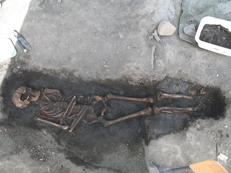 Medeltida skelett från Sigtuna