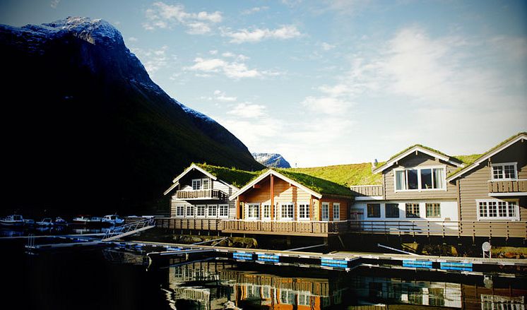 Fasad Saga Fjord Hotell