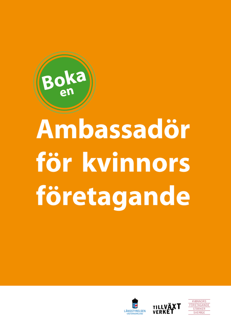 Ambassadörer för Kvinnors Företagande, Västernorrland