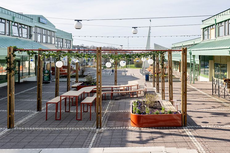 Pergola torget Vårväderstorget 