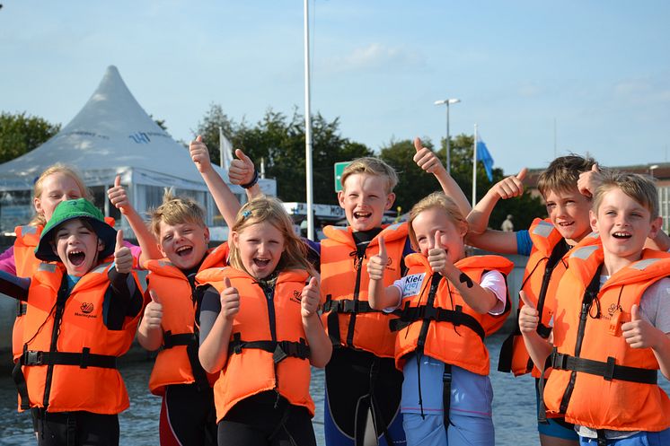 Freude bei den Segelkids im Segelcamp