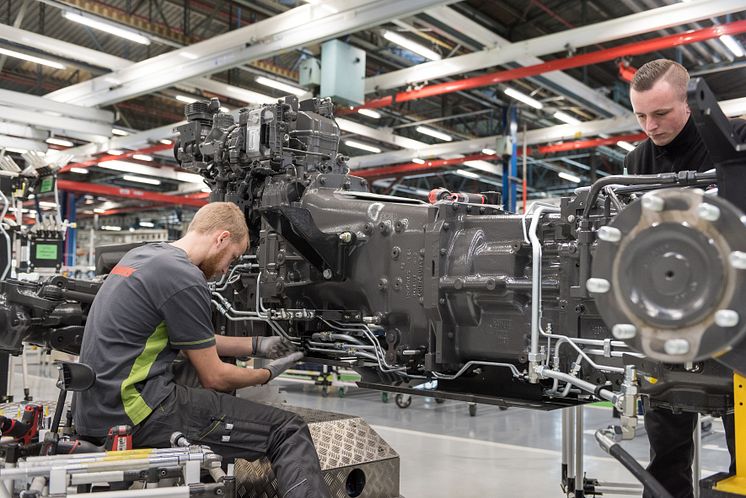 CLAAS traktorfabrik i Le Mans