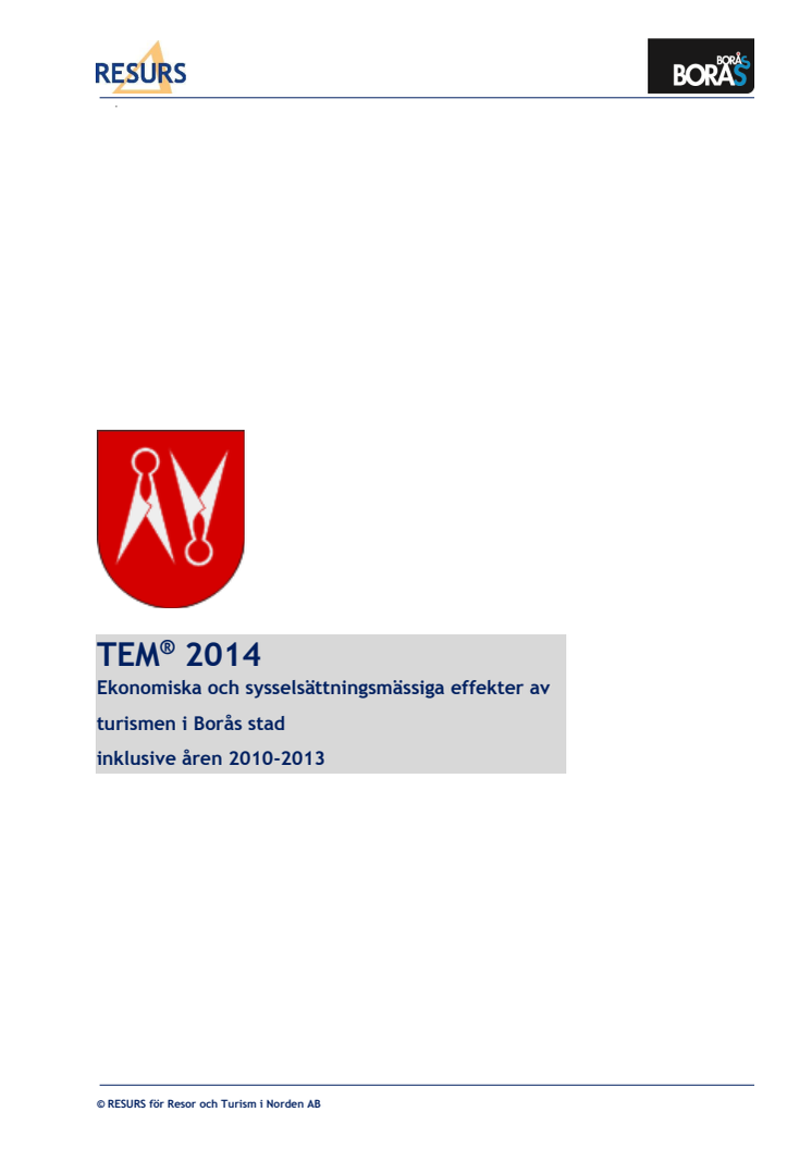 TEM-rapport, Borås 2014