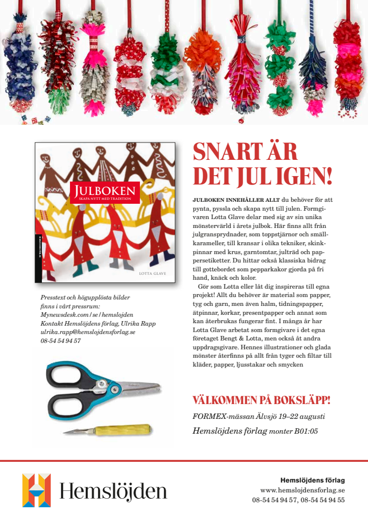 Årets julbok från Hemslöjdens förlag!