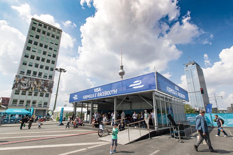 FIA Formula E Berlin ePrix Visa Racebooth