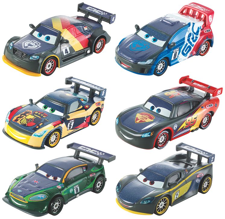 Disney Cars Carbon Racers Die-Cast Sortiment 