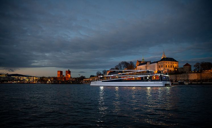 Julecruise på Oslofjorden. Foto: Sverre Hjørnevik / Flåm AS