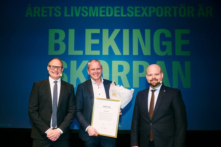 Årets Livsmedelsexportör 2024 - Blekinge Skorpan AB