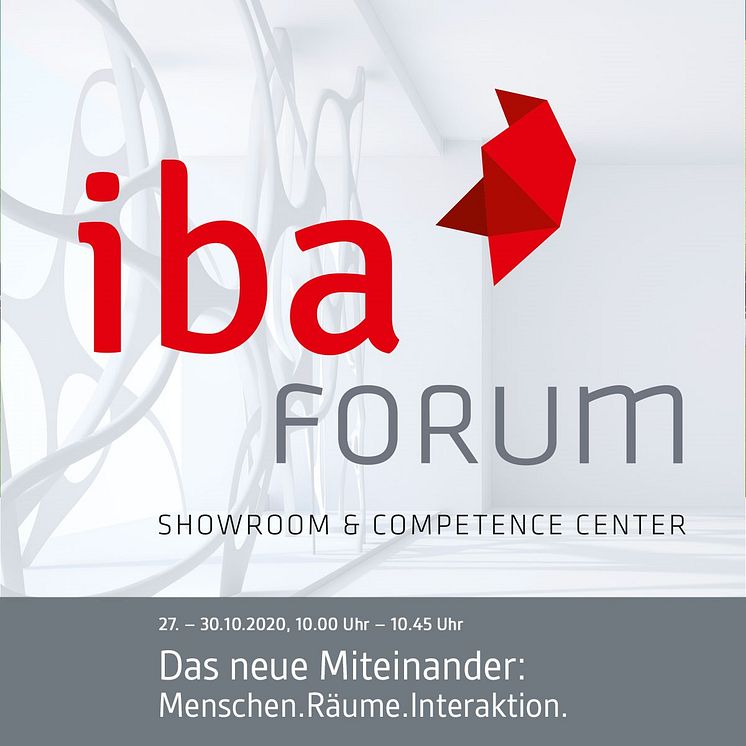 IBA Forum: Das neue Miteinander