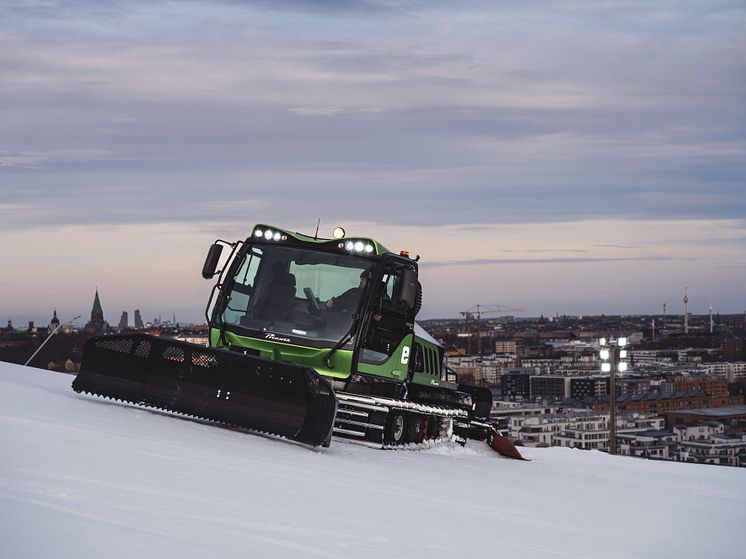 Hammarbybacken Prinoth E motion Husky, (elektrische Pistenfahrzeug)