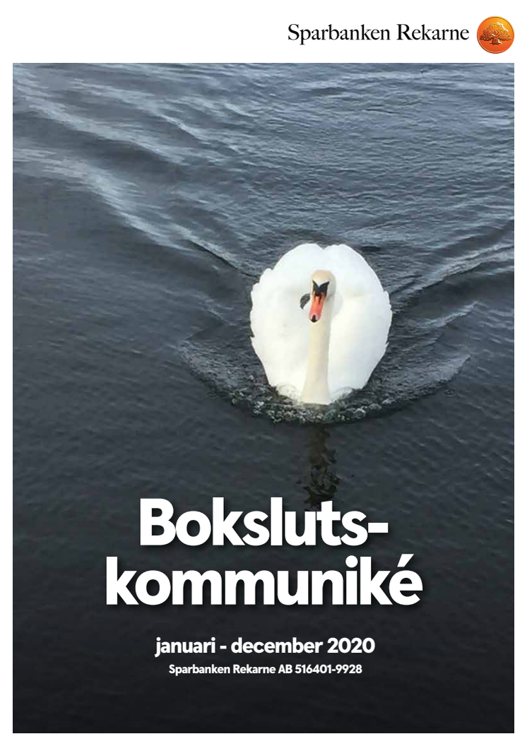 Bokslutskommuniké 2020 för Sparbanken Rekarne AB.pdf