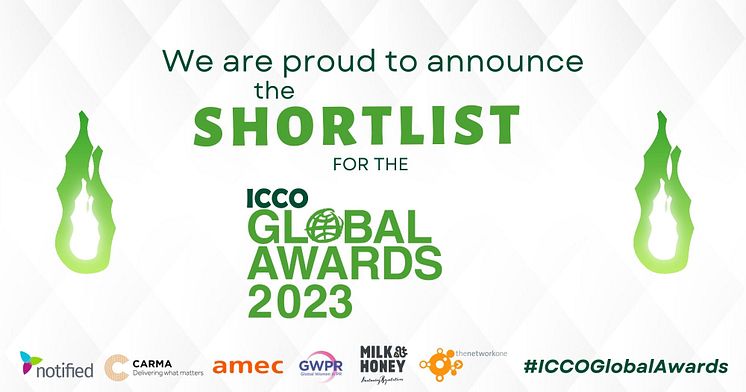 WE Communications and Smarts Lead the Way on 2023 ICCO Global Awards Shortlist 