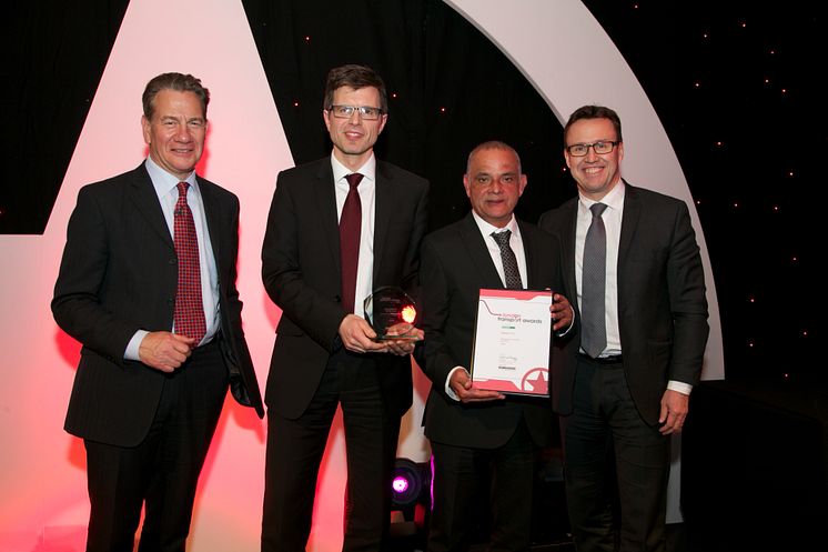 MTR och Arriva mottar utmärkelsen Rail Operator of the Year Award i London